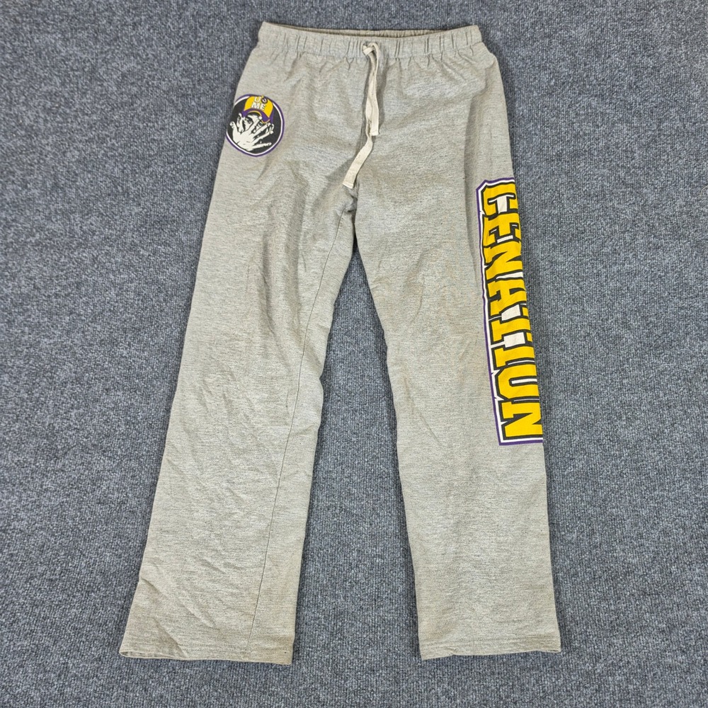 WWE John Cena Cenation Sweatpants Mens Small Gray 2008 Authentic Wrestling Pants